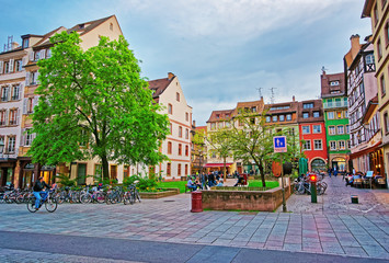 Place des Tripiers Square in Strasbourg