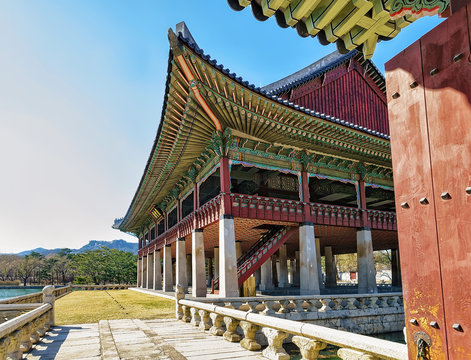 Royal Banquet Hall At Gyeongbokgung Palace Seoul