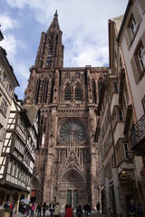Fototapeta premium Cathédrale Strasbourg