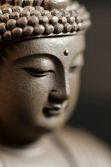 The face of the Buddha-style Zen
