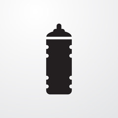 fitness bottle icon illustration