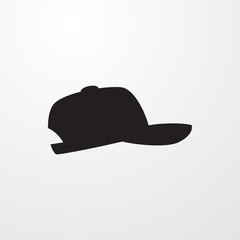 baseball cap icon illustration