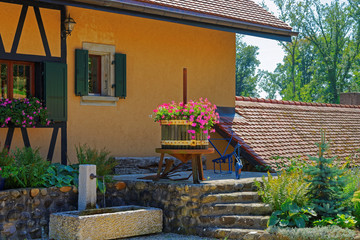 Village House in Yverdon at Jura Nord Vaudois Vaud Switzerland