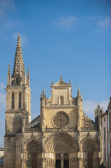 Fototapeta na wymiar France, the cathedral of Bazas in Gironde