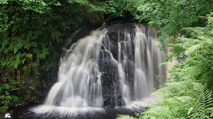 Fototapeta na wymiar Wasserfall im Glenariff National Park / Nordirland 