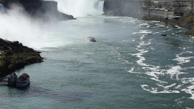 Niagara Falls are three waterfalls in USA and Canada