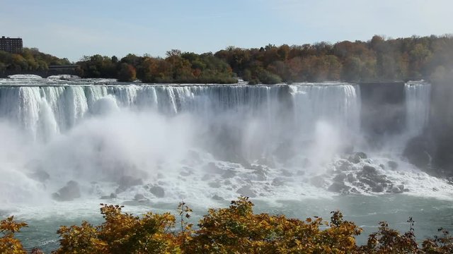 Niagara Falls are three waterfalls in USA and Canada