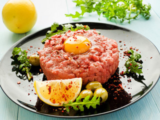 Beef tartar with spices