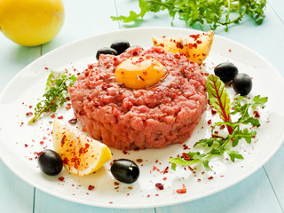 Beef tartar with spices