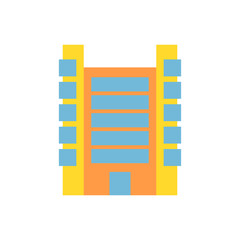 Building, house and architecture object. Business Property. Urba
