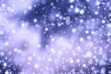 Christmas background with snowflakes 