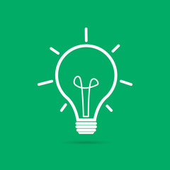 Light bulb vector