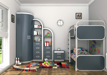 Modern children's room