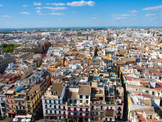 Obraz premium Vista aérea de Sevilla