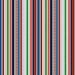 Stripes Seamless pattern; Christmas winter colors pattern.