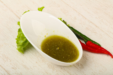 Thai spicy sauce seafood