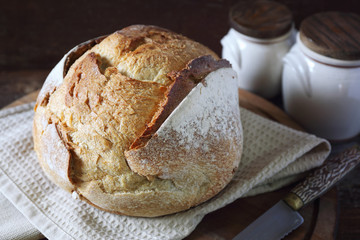 French artisan sourdough bread