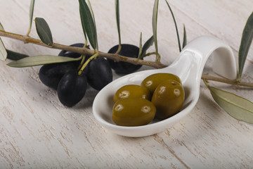Green olives