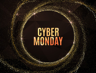 Cyber monday Big sale banner design.