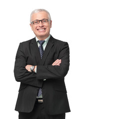 Full body shot of a well dressed businessman