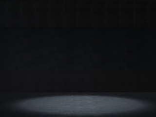 Product showcase spotlight background.3D rendering