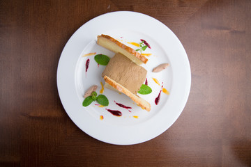 pate with toast

