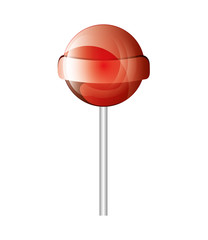 lollipop candy sweet isolated icon vector illustration design