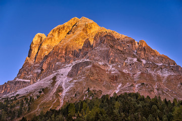 Obraz premium Sunset in Dolomites