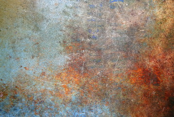 Rusted metal background - obrazy, fototapety, plakaty