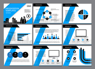 Set of infographic Presentation Template , Infographic Element , Business infographic , Layout design , Modern Style.