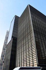 Fototapeta na wymiar Edificios modernos para negocios finanzas