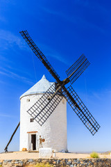 Consuegra, Spain. Windmills of Don Quixote in Toledo province.