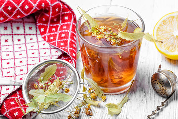 Linden herbal tea