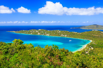 Naklejka premium St Thomas, US Virgin Islands. Magens Bay