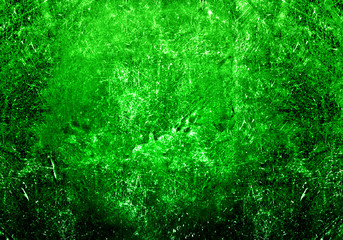 old grunge green and black wall background texture