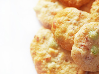 homemade cookies with candied fruit