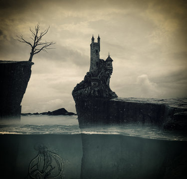 castello su scoglio