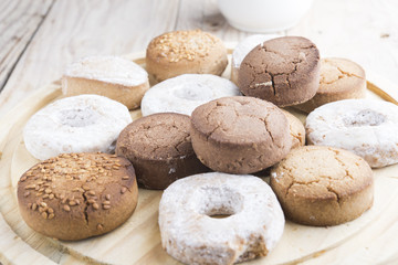 Polvorones typical spansih