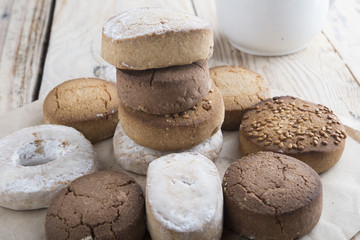 Polvorones typical spansih