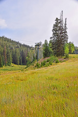 Ski Lift in the Summer 