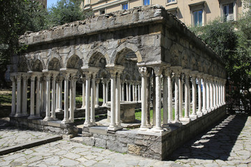 Fototapeta na wymiar Historic temple in Genoa, Liguria, Italy