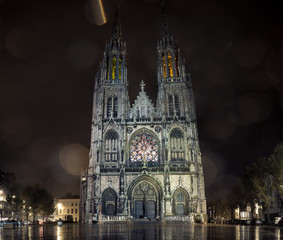 Fototapeta premium Sint-Petrus-en-Pauluskerk, church in Ostend, Belgium