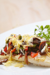 fish with vegetables