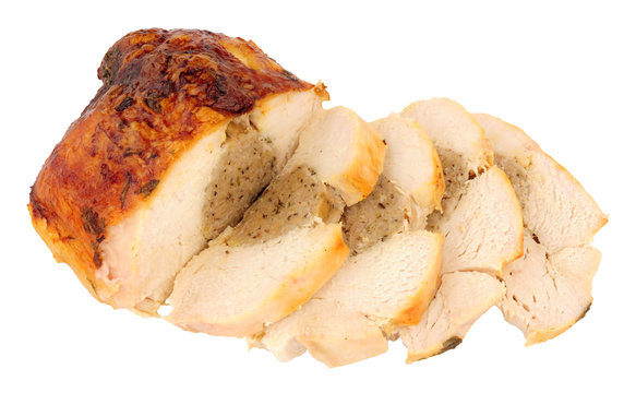 Roast Chicken Meat Crown With Stuffing