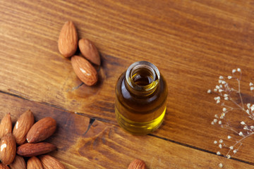 Almond oil. Skin care and hair loss treatments ingredient