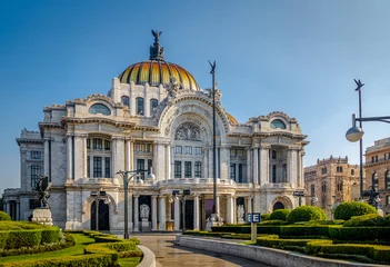 Photo sur Plexiglas Mexique Palacio de Bellas Artes (Palais des Beaux-Arts) - Mexico, Mexique
