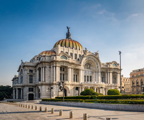 Fototapeta na wymiar Palacio de Bellas Artes (Fine Arts Palace) - Mexico City, Mexico