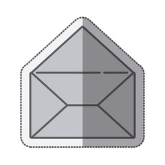 Envelope icon. Email mail message letter and marketing theme. Isolated design. Vector illustration