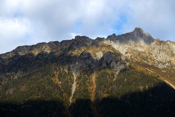 Alpine landscape in Haute Savoie, France