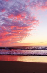 Obraz premium Amazing pacific ocean sunset pictures